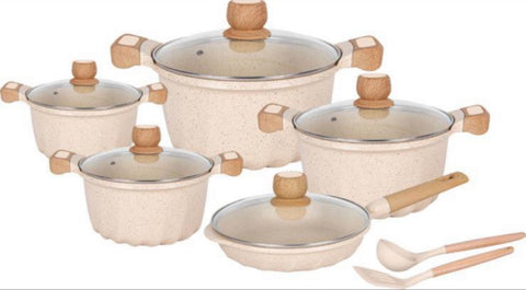 Ceramic Cookware Collection- Beige