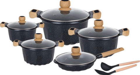 Ceramic Cookware Collection- Black