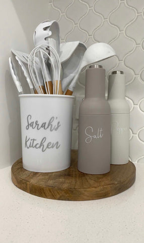 Utensil Set Name Personalisation