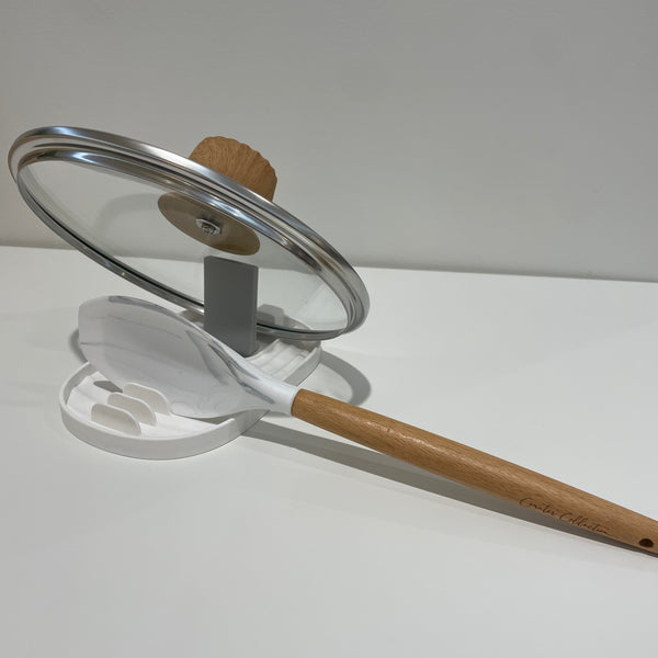 Blue Plastic Utensil Rest